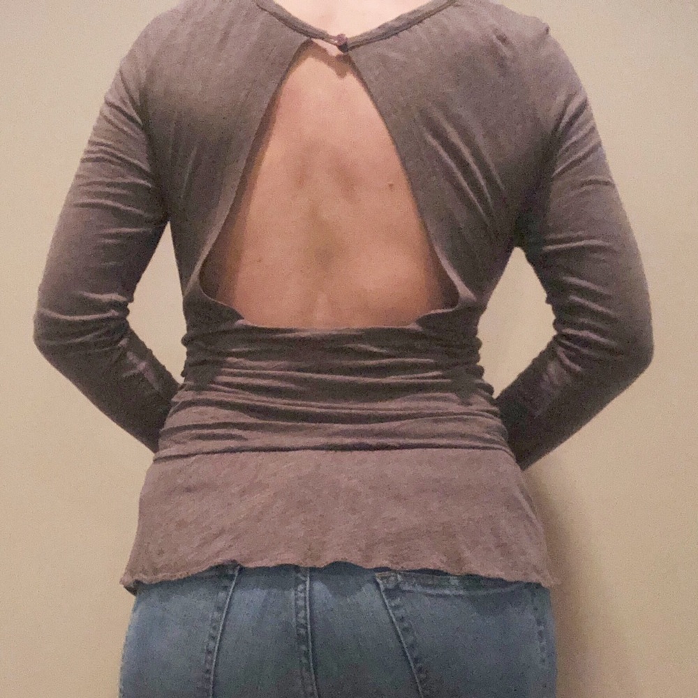 Marc Jacobs Jersey open back top